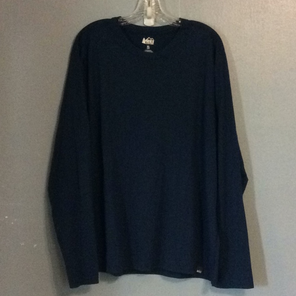 REI COOP Mens Blue Long Sleeve TShirt Sz XL